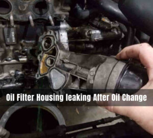 Oil Filter Housing leaking After Oil Change: Repairing Guide - The Auto ...